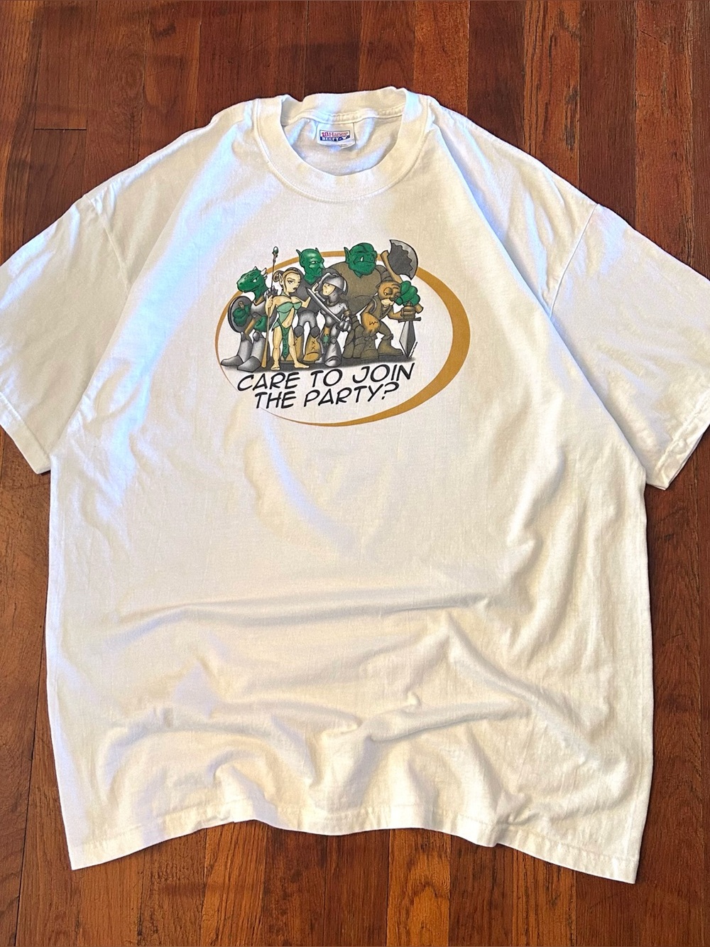 Vintage EverQuest II Hacker Threads Gaming Fantasy Role Play Graphic T-shirt XL